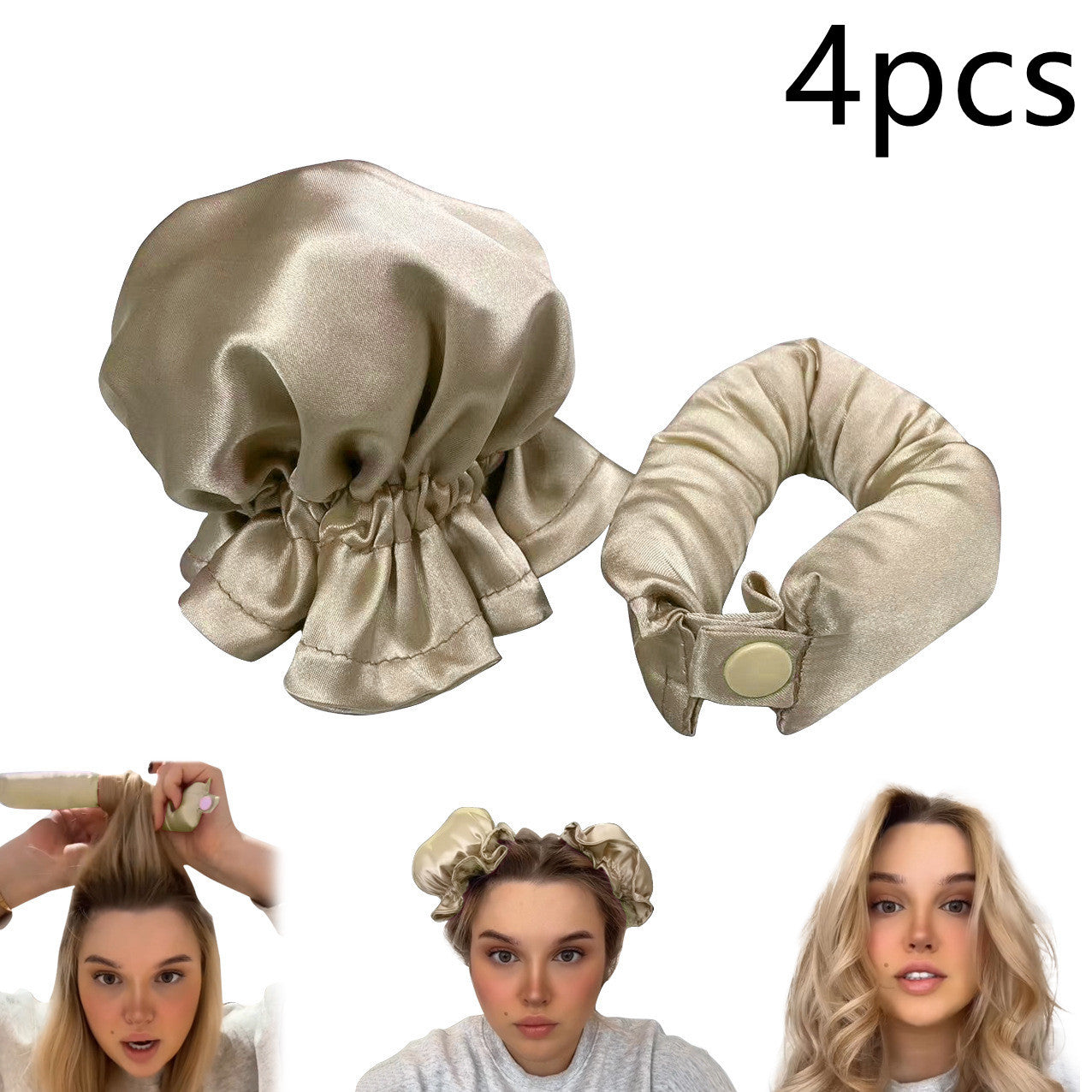 New Heatless Curl Stick With Cloth Cover Cute Ball Head Hair Curler Headband Hair Rollers Wave Form Curling Rod Hair Style Tools Gadgets New Heatless Curl Stick With Cloth Cover Cute Ball Head Hair Curler Headband Hair Rollers Wave Form Curling Rod Hair Style Tools Gadgets